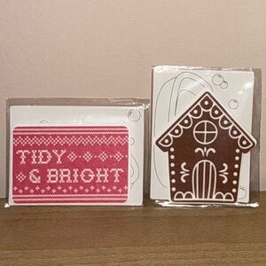 2 Target Bullseye Playground Compressed Sponges TIDY & BRIGHT Gingerbread House
